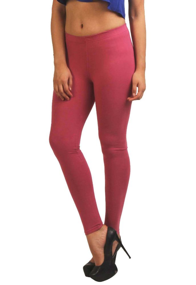 Picture of Frenchtrendz Cotton Spandex Levender Ankle Leggings