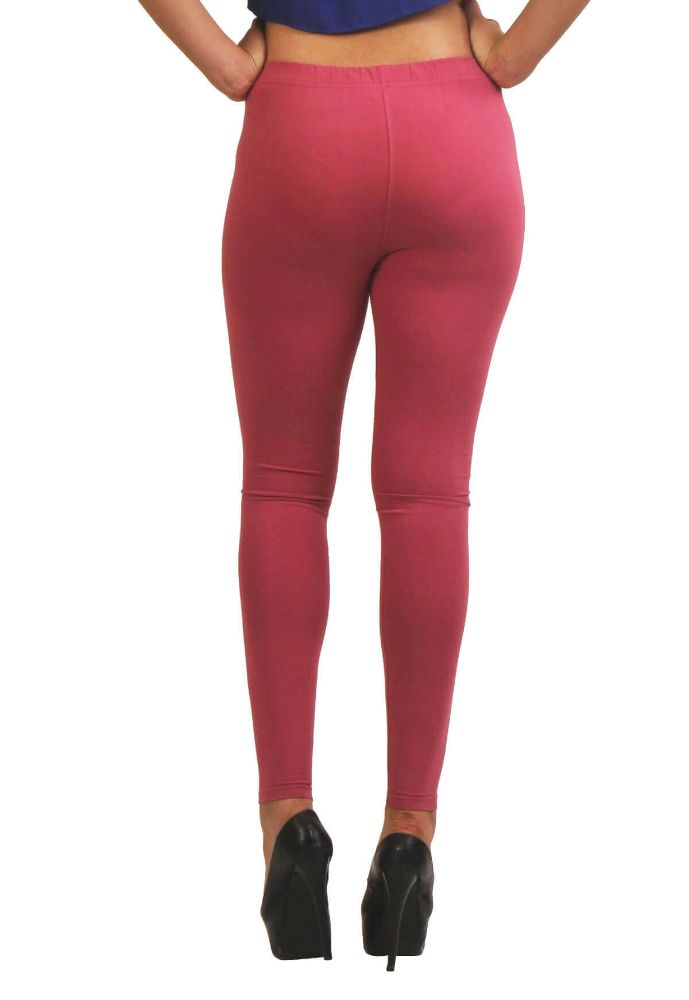 Picture of Frenchtrendz Cotton Spandex Levender Ankle Leggings