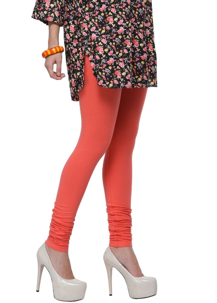 Picture of Frenchtrendz Cotton Spandex Strawberry Churidar Leggings