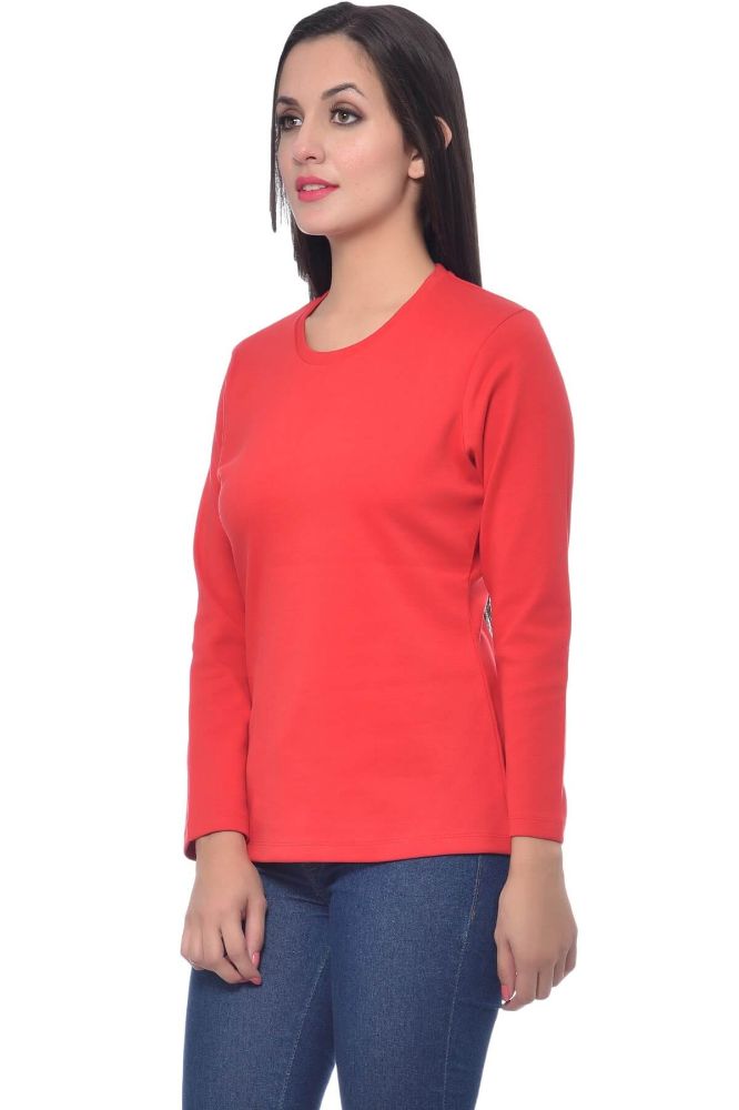 Picture of Frenchtrendz Cotton Interlock Red T-Shirt