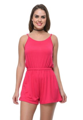 Picture of Frenchtrendz Poly Viscose Swe Pink Romper