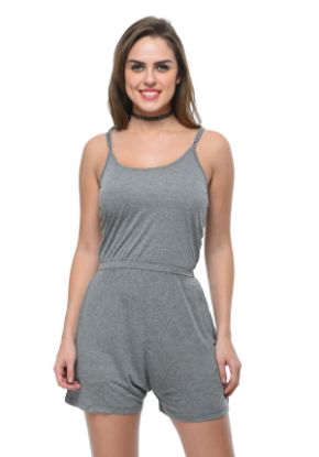 Picture of Frenchtrendz Viscose Grey Romper