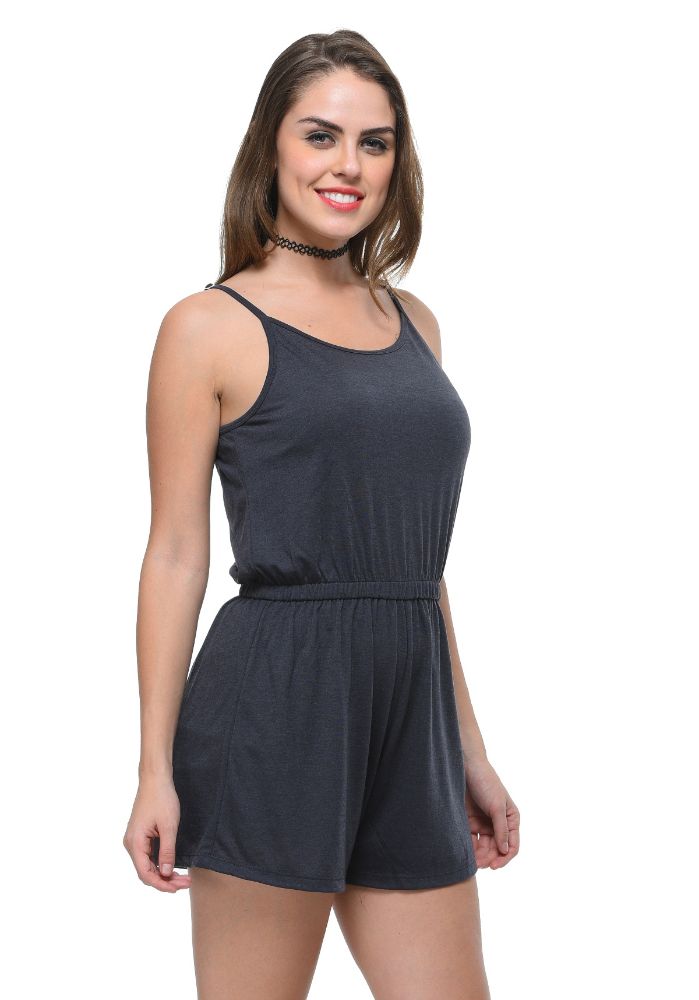Picture of Frenchtrendz Poly Viscose Slate Romper