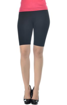 Picture of Frenchtrendz Viscose Spandex Black Shorts