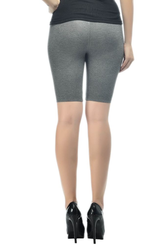 Picture of Frenchtrendz Viscose Spandex Grey Shorts