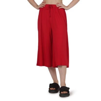 Picture of Frenchtrendz Poly Viscose Maroon Short Palazzo