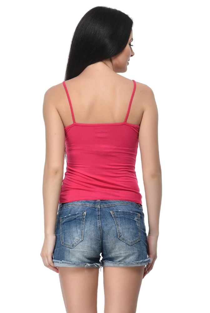 Picture of Frenchtrendz Modal Spandex Pink Short Length Camisole