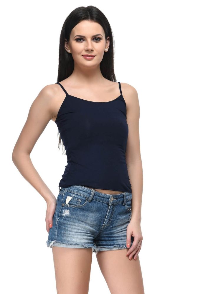 Picture of Frenchtrendz Modal Spandex Navy Short Length Camisole