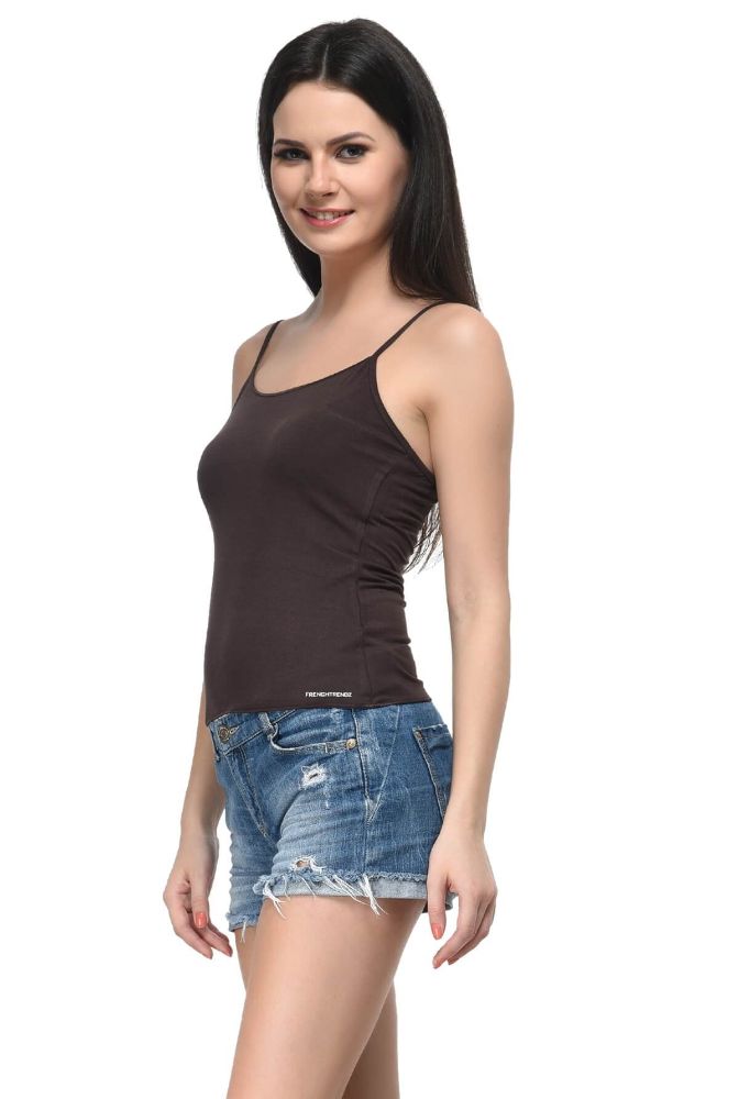 Picture of Frenchtrendz Modal Spandex Chocolate Short Length Camisole