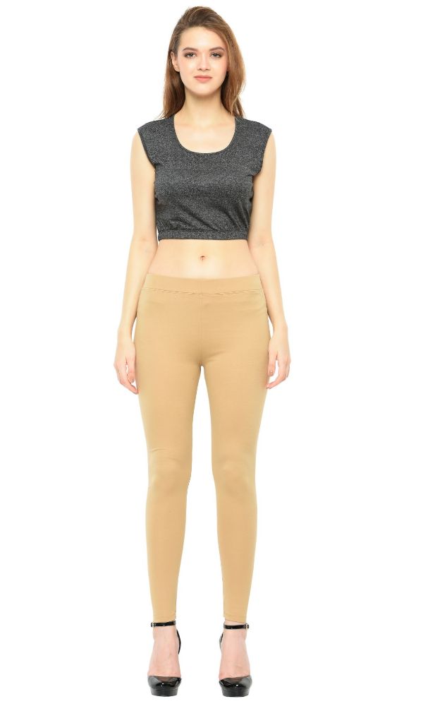 Picture of Frenchtrendz modal Poly Spandex Skin Flat Belt Without Pocket Jegging