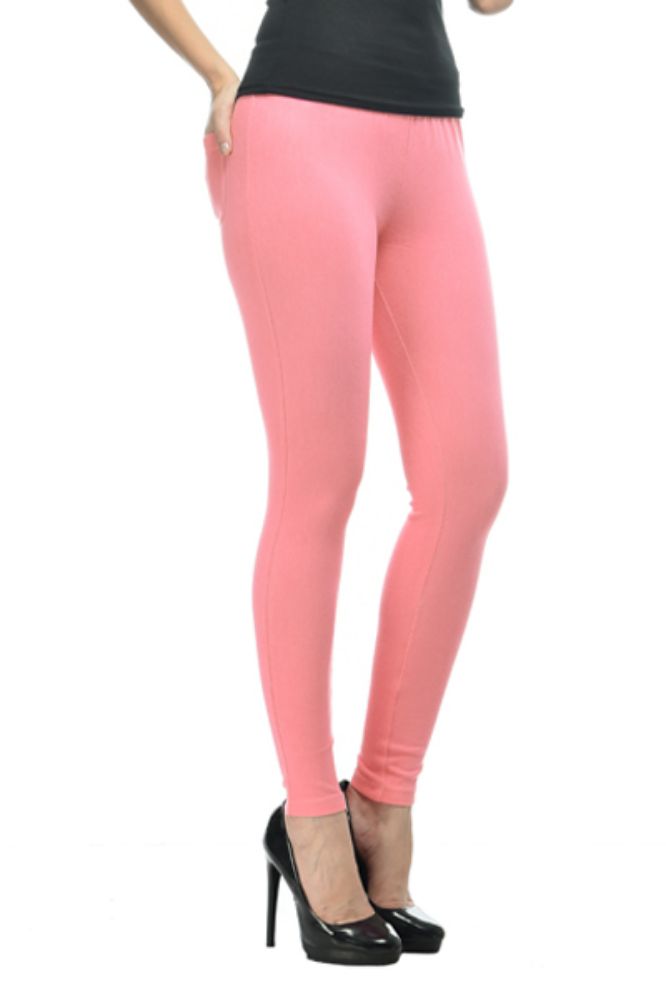 Picture of Frenchtrendz Cotton modal Spandex coral Jeggings
