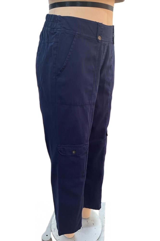 Buy Vinson Men's Cotton Slim fit Cargo Pant (Navy Blue, 30) at Amazon.in