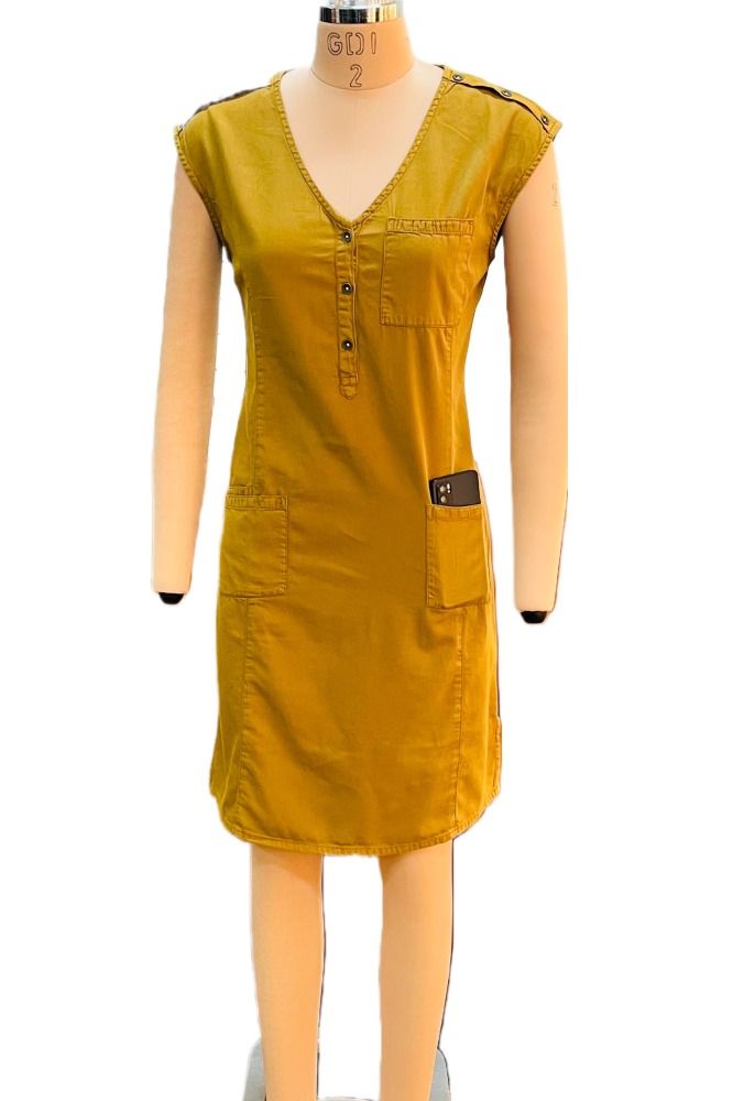Picture of Frenchtrendz Women's Tencil mustard torso