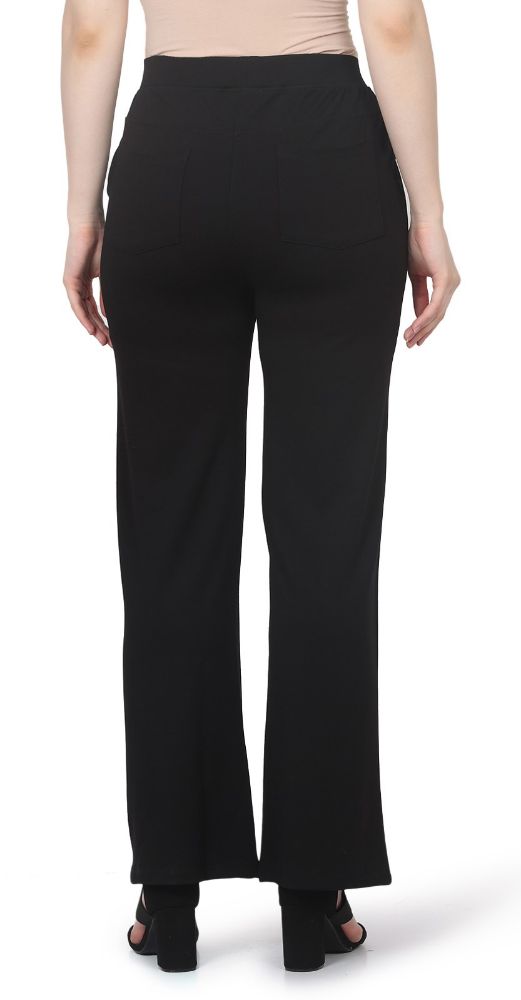Picture of Frenchtrendz Schifield Black Bell Bottom Pant